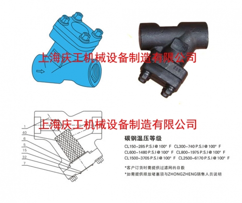 高压锻造Y型过滤器