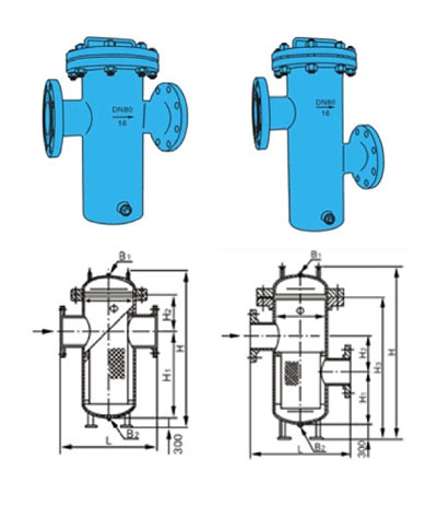 夹套保温篮式过滤器